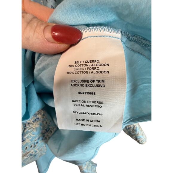 A Collective Story Blue Floral Dress - Size XL - Picture 11 of 11